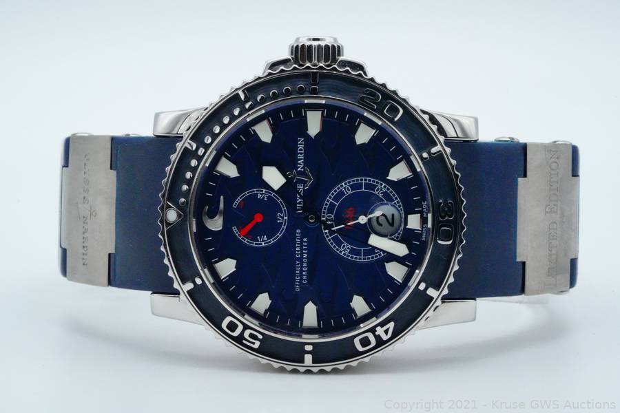 Ulysse Nardin Maxi Marine Blue Surf 43mm Watch