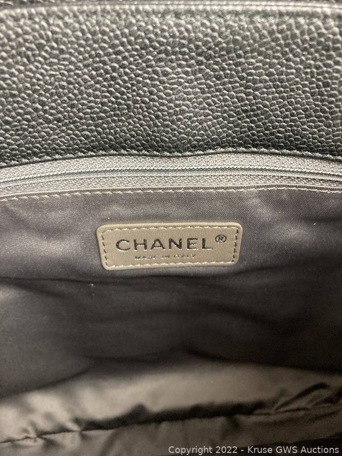 Chanel Black Caviar Leather Production Sample Bag Auction