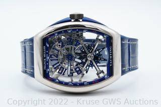 Franck Muller Gravity Yachting Skeleton 18K Watch Auction | Kruse