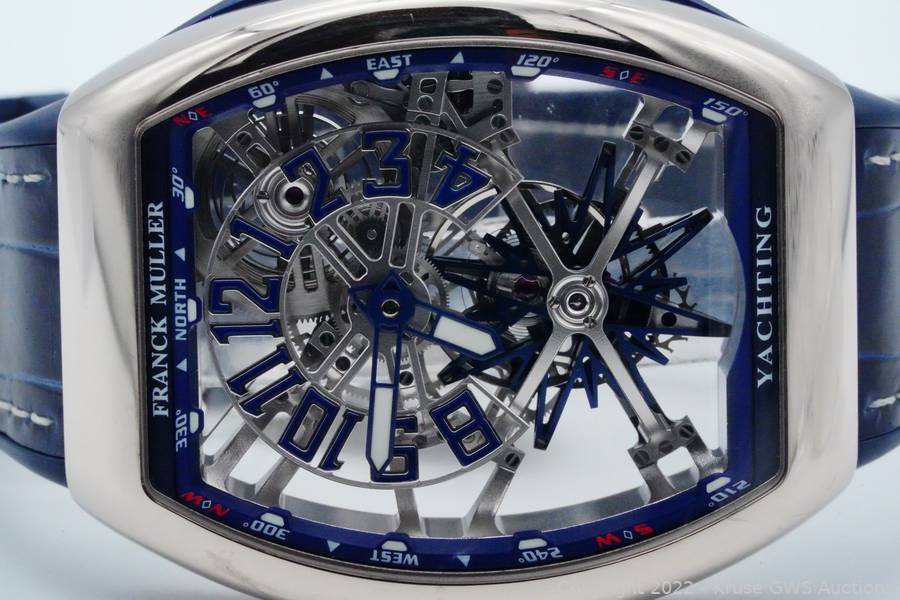 Franck Muller Gravity Yachting Skeleton 18K Watch Auction | Kruse