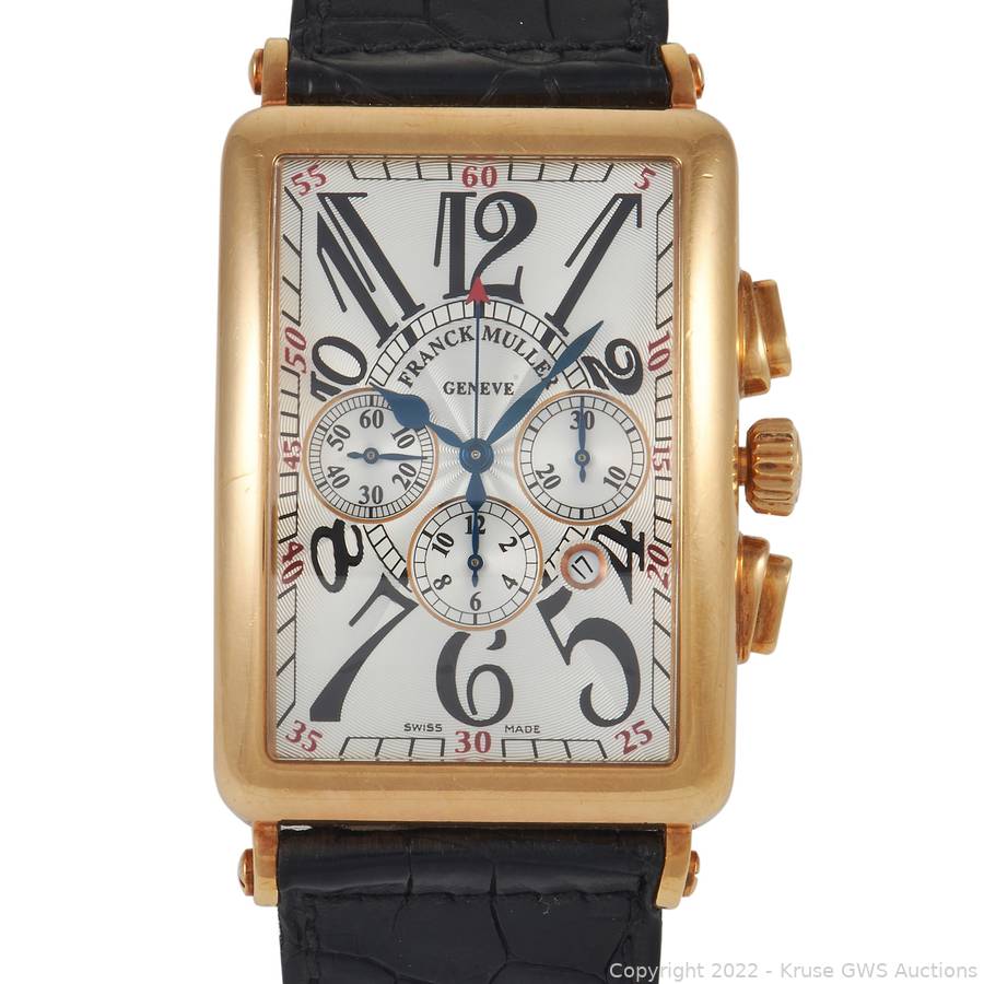 Franck Muller Long Island Chronograph 44mm 18K Watch Auction