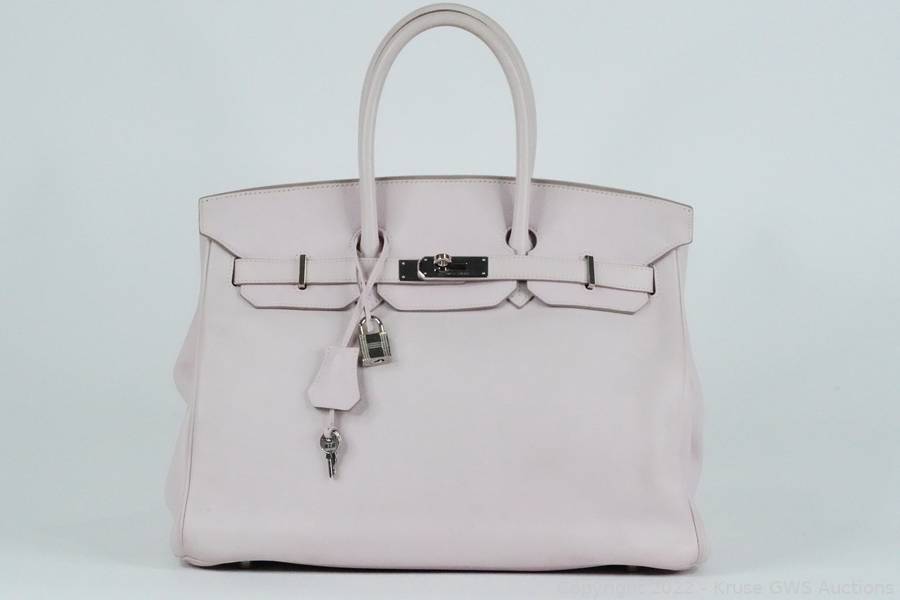 Sold at Auction: Hermes White 'Birkin' 35 Bag