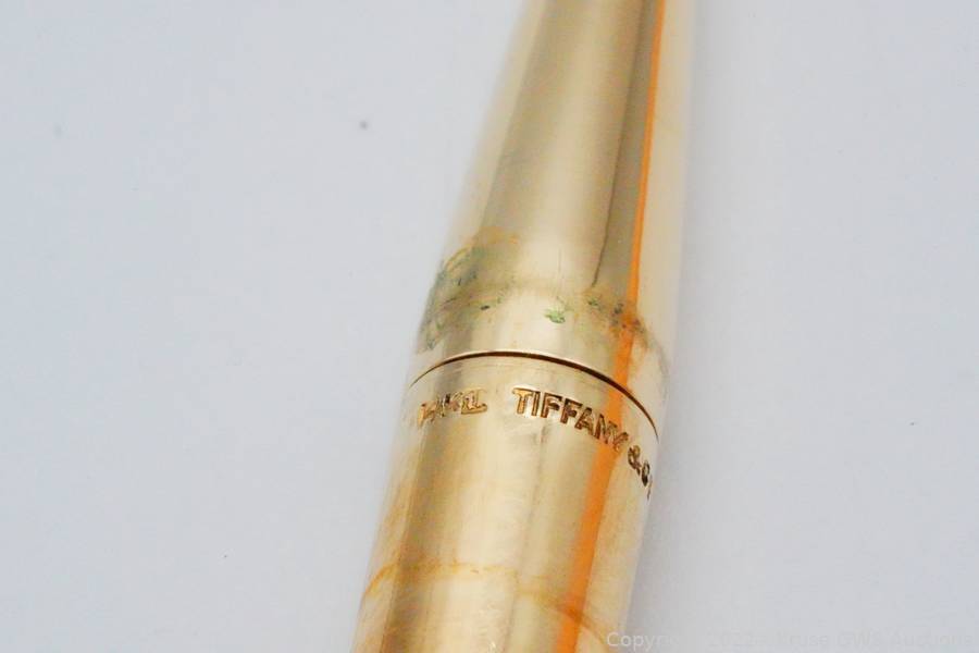 Tiffany & Co. Vintage 14K Yellow Gold Bamboo Pen Auction | Kruse
