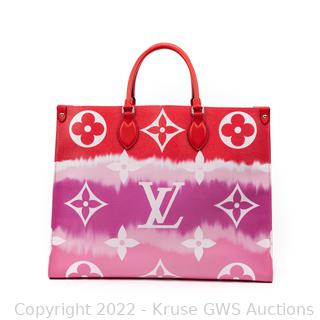 Preloved Limited Edition Louis Vuitton Escale Giant Monogram GM Onthego Tote SD0260 082523 Off Live Show Mark Down