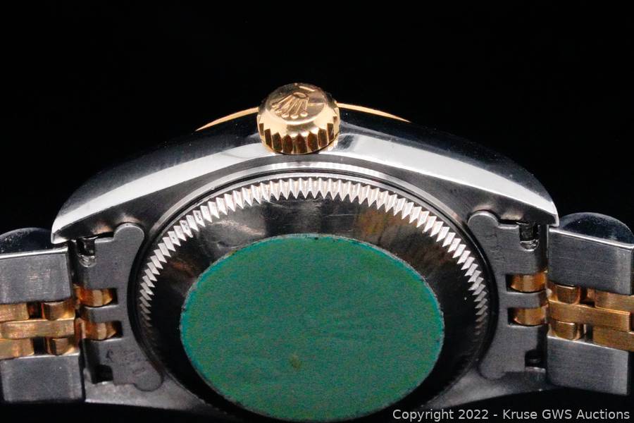 Sold at Auction: A Rolex Vintage Oyster Perpetual Datejust Gold