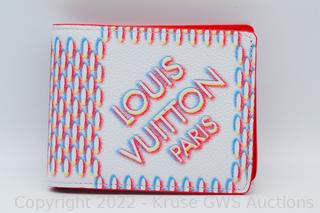 Louis Vuitton Virgil Abloh Multicolor Damier Stamps Coated Canvas PF Slender  Wallet, 2022 Available For Immediate Sale At Sotheby's