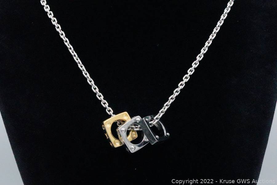 Louis Vuitton LV Edge Cadenas Necklace (Never Worn) Auction
