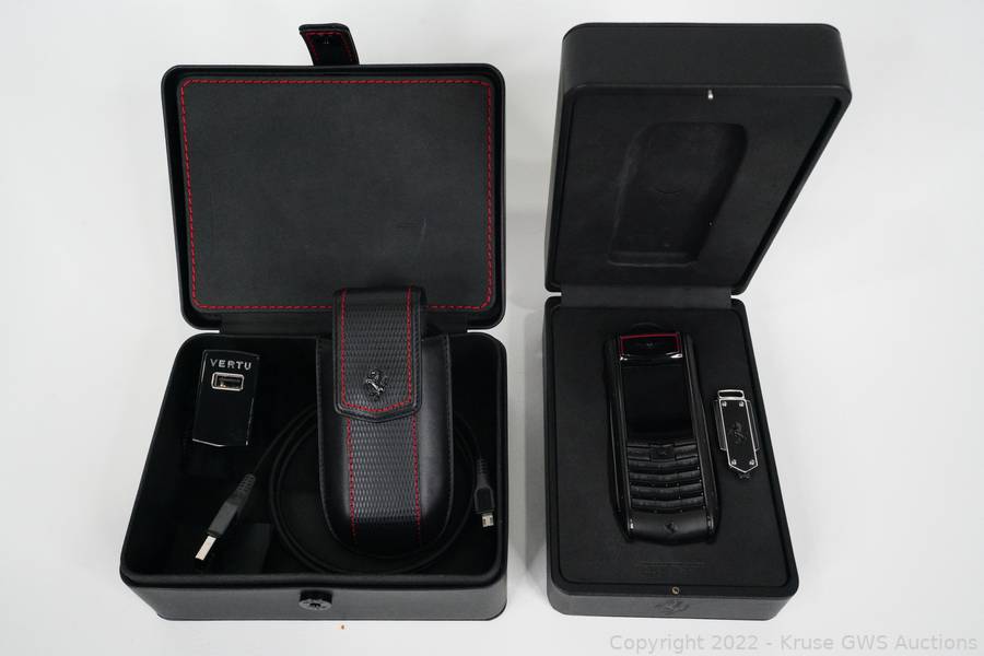 Vertu Ascent Ti Ferrari Nero Assoluto Cell Phone Auction | Kruse 
