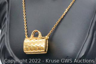 Sold at Auction: Louis Vuitton, Louis Vuitton Speedy Nanogram Necklace  (Sold Out)