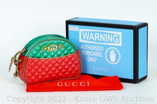 Gucci Women's 534951 Multi-Color Quilted Mini Bag