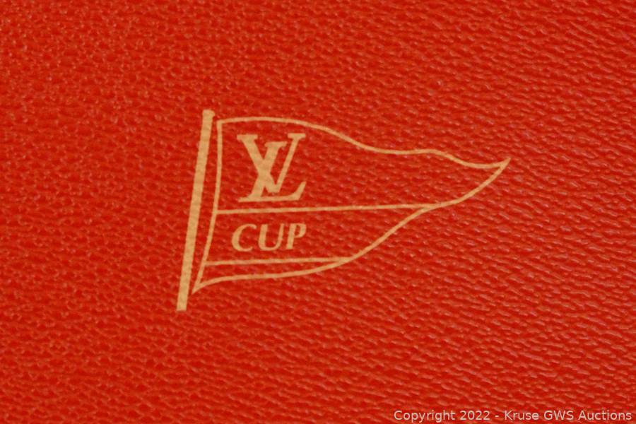 Louis Vuitton Vintage Louis Vuitton LV Cup Calvi Red Canvas Messenger