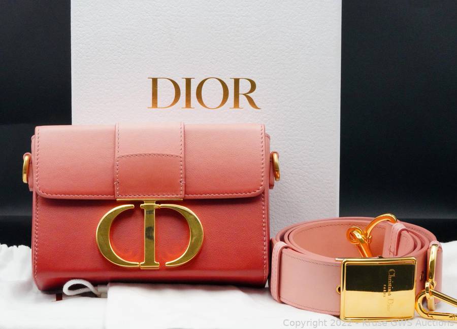 Dior Pre-owned 30 Montaigne Shoulder Bag - Orange