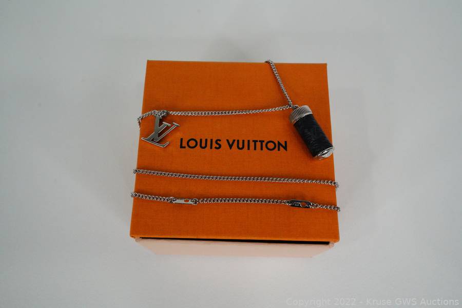 Louis Vuitton - Monogram Eclipse Charms Necklace - Monogram Canvas - Eclipse - Men - Luxury