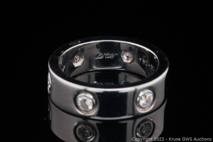 CARTIER Love Solitaire 0.70ct Diamond Ring 18K White Gold