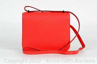 Hermes 2021 Rose Texas Togo Leather Constance 18 Auction