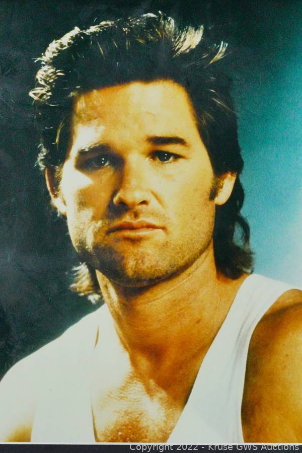 Kurt Russell The Thing Framed Autograph Picture – Printed Signed Memorabilia In Black Frame, US Letter Size