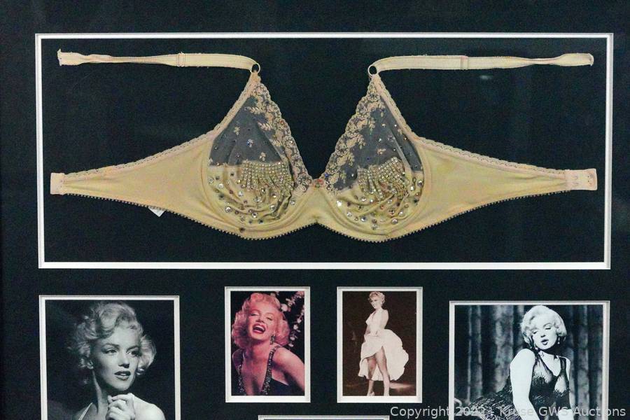 Marilyn Monroe's Rhinestone Embellished Bra W/COA Auction