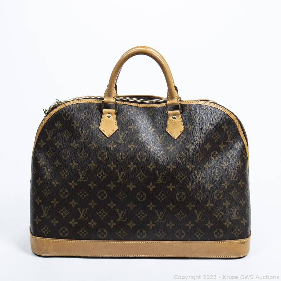 Louis Vuitton Monogram Alma Voyage Mm Hand Bag M41446 Lv Auction