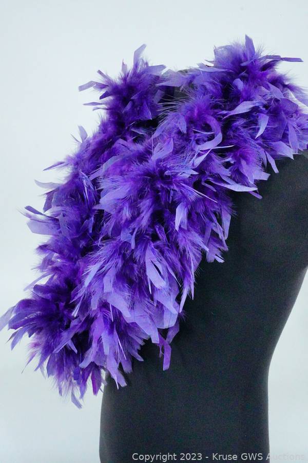 Purple Feather Boa