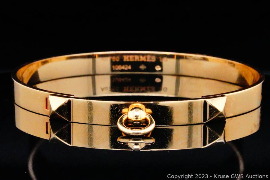 Hermes cdc gold on sale bracelet