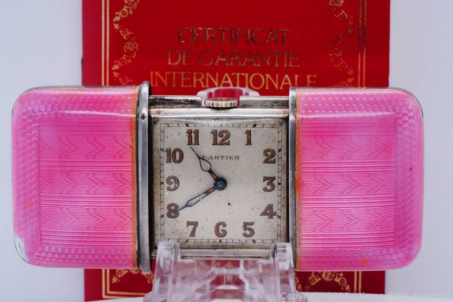Cartier Tank Louis Man's Vermeil 17 Jewel circa 1980's