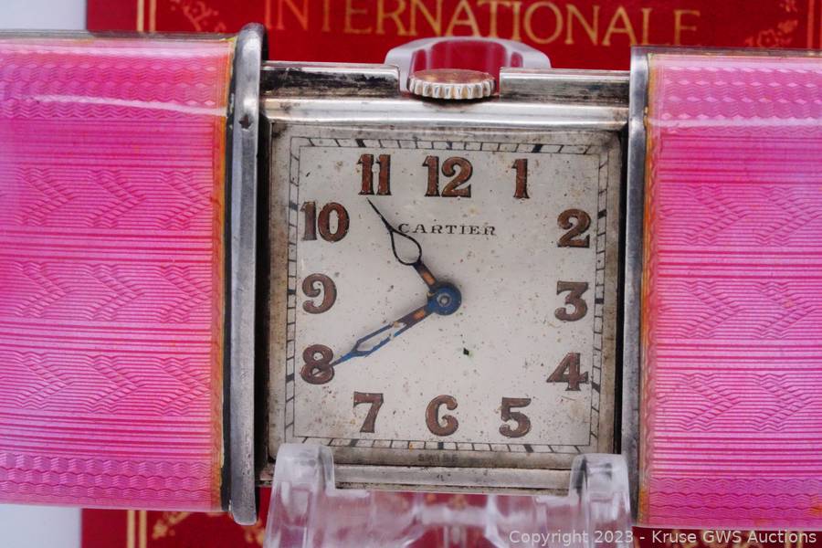 Cartier Tank Louis Man's Vermeil 17 Jewel circa 1980's