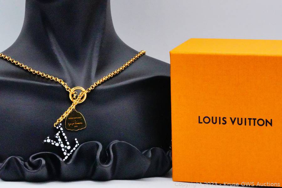 Louis Vuitton x Yayoi Kusama Infinity Dots Necklace Auction
