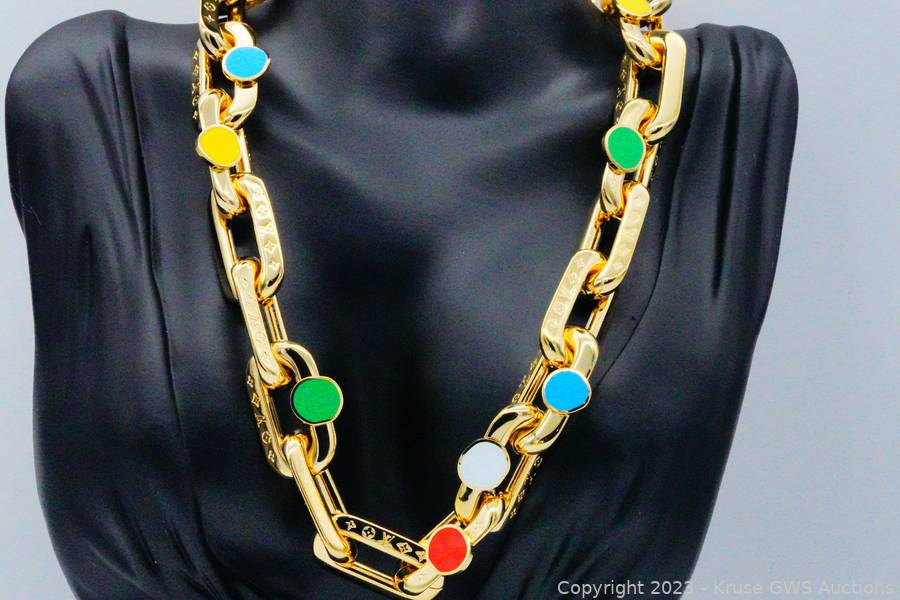 LV x YK LV Edge Painted Dots Necklace S00 - Women - Fashion Jewelry