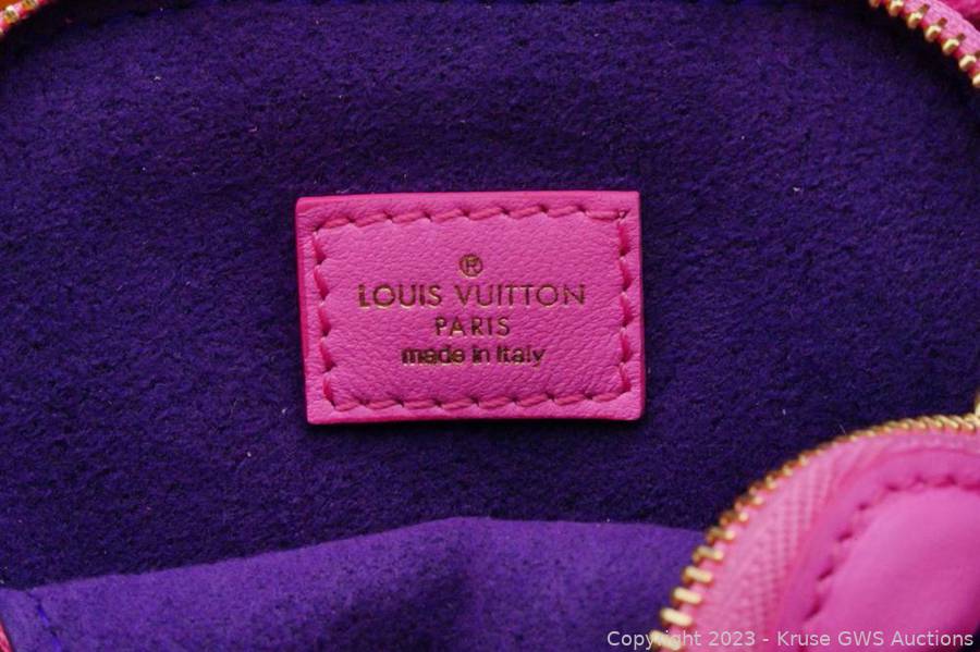 Louis Vuitton Multipochette Lanyard Key Holder Pink/Purple