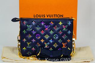 Louis Vuitton Coussin Monogram Bag Grey Auction