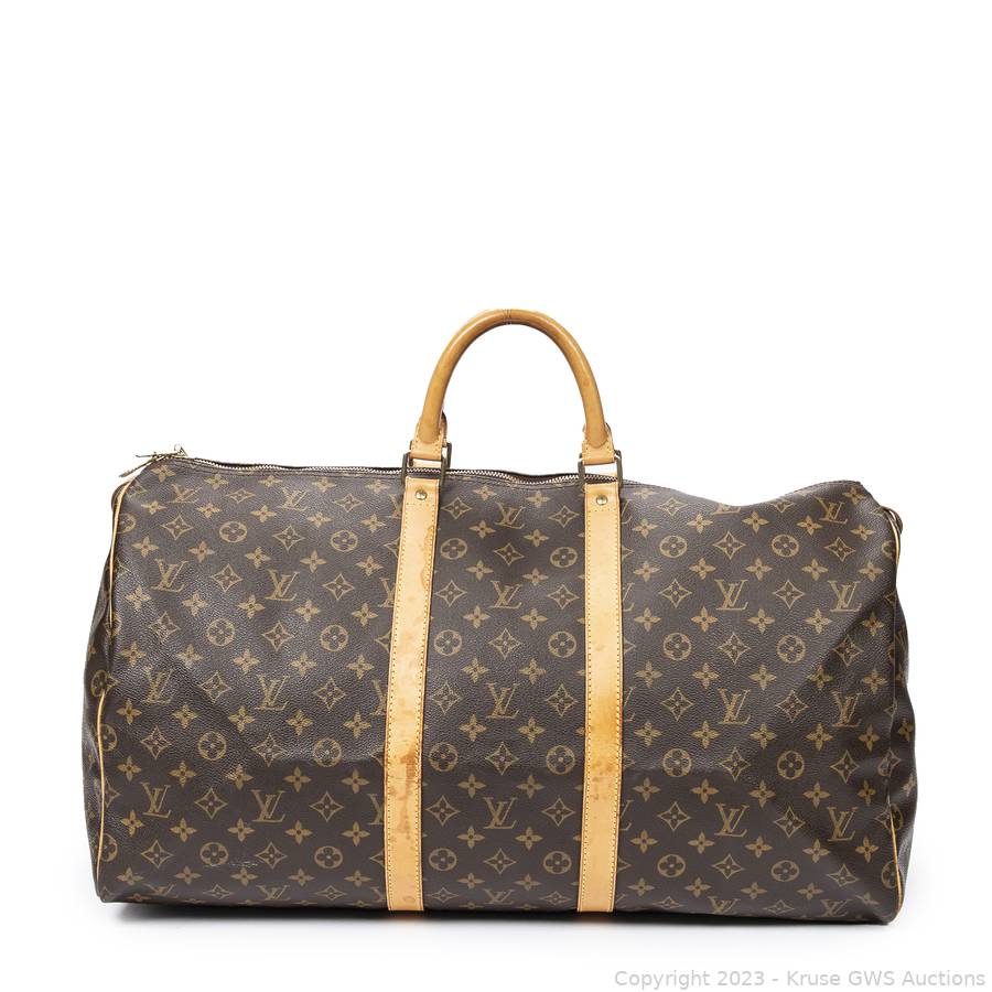 Sold at Auction: Louis Vuitton Vintage Monogram Canvas Keepall 55