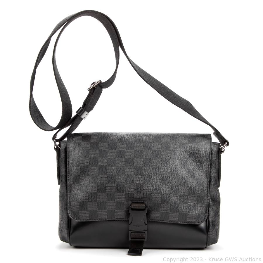 Black Louis Vuitton Damier Graphite Skyline Satchel