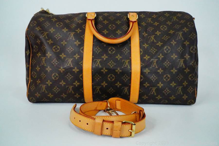 Sold at Auction: Louis Vuitton Keepall Bandouliere Bag Monogram