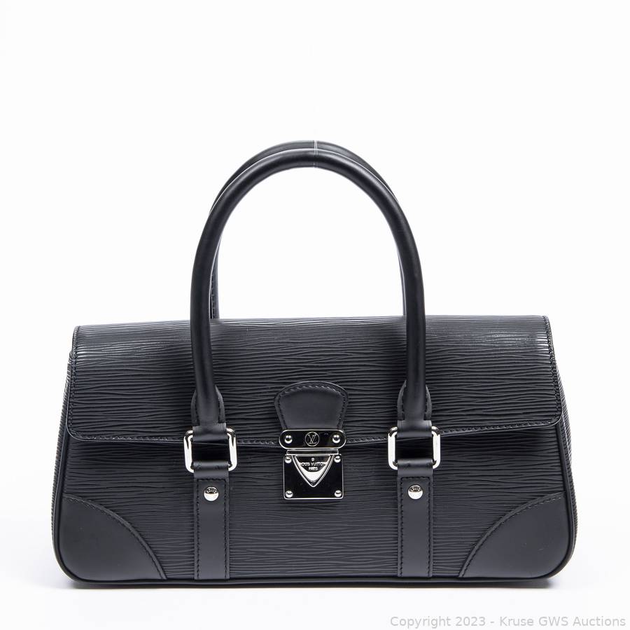 Sold at Auction: Louis Vuitton, Louis Vuitton Black Epi Leather Segur PM
