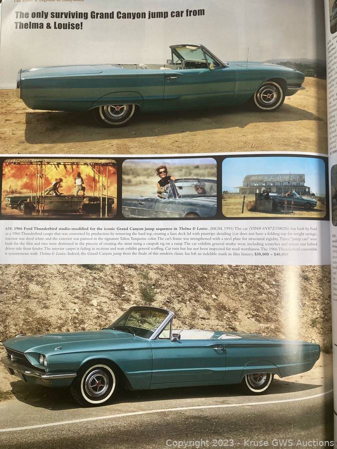 Greenlight 86617 1/43 - Thelma & Louise 1966 Ford Thunderbird Convertible New In | UK