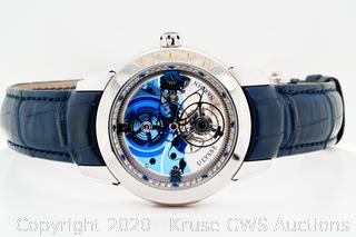 Ulysse Nardin Royal Blue Mystery Tourbillon Watch Auction Kruse