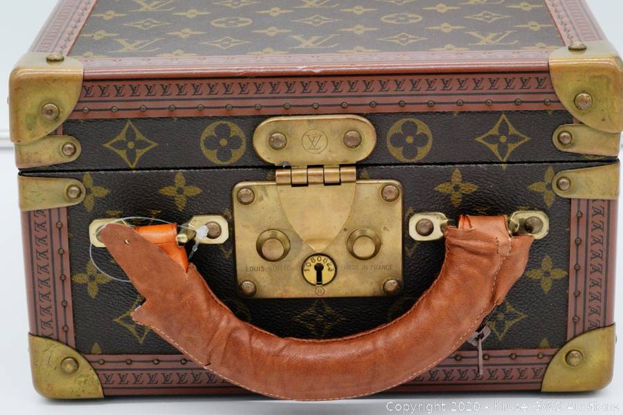Vintage Louis Vuitton Monogram Authentic Train Case/ Bag