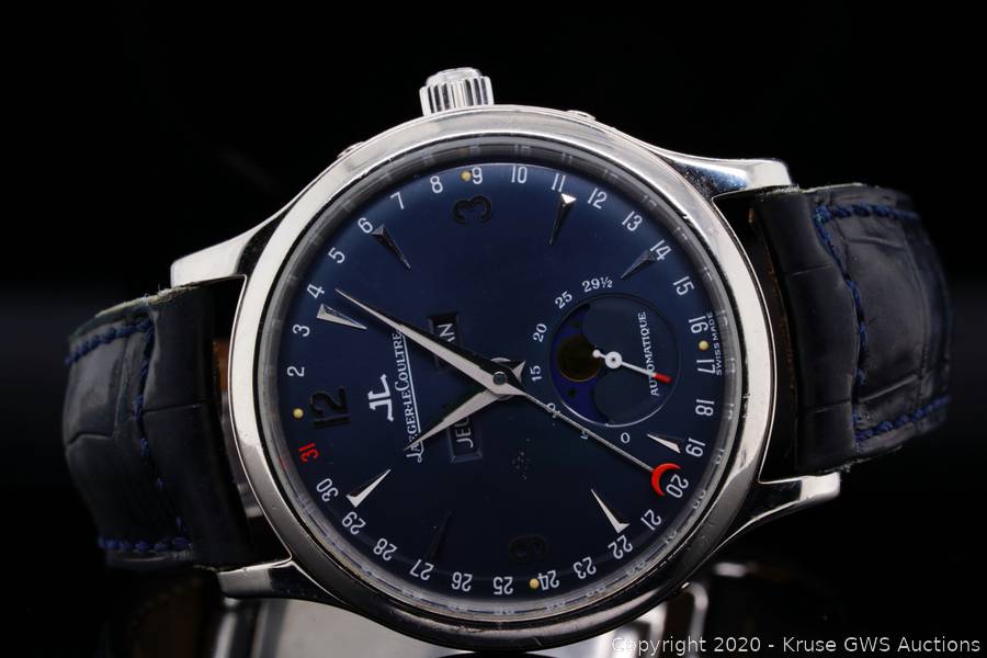 Jaeger LeCoultre Master Moon LTD ED 37mm Plat. Watch Auction