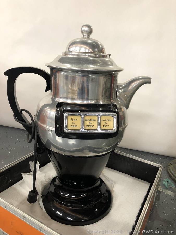 Vintage American Duplex Electric Coffee Grinder