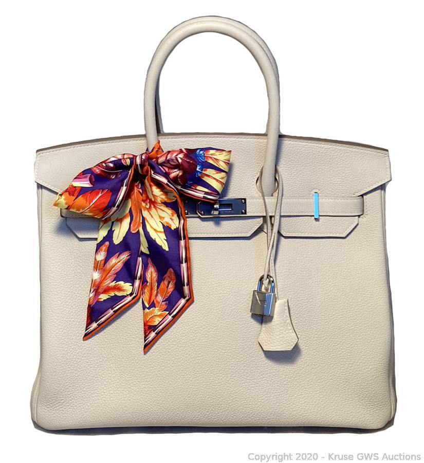 Hermes 2020 35cm Craie Togo Leather Birkin Bag Auction Kruse GWS