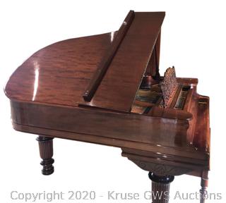Steinway & Sons 150周年記念プレート A logo commemorating the 150th anniversary of Steinway