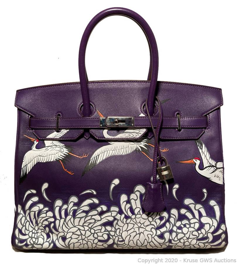 Eggplant Purple Hermes Birkin Bag