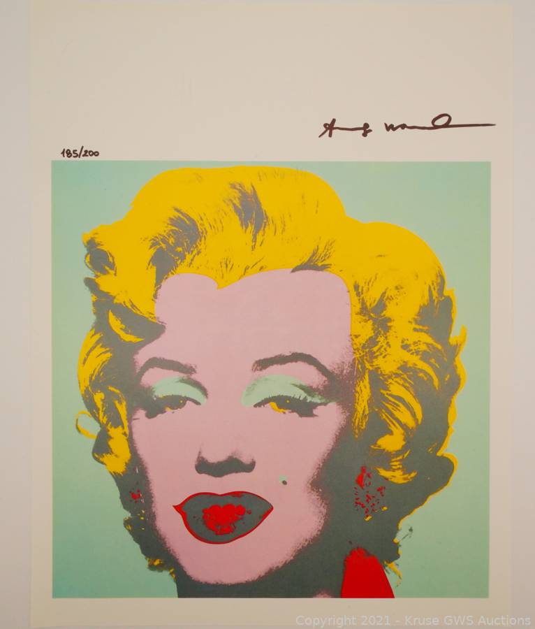 Andy Warhol Signed 1986 