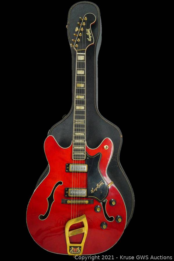 Presley Comeback Hagstrom V-2 Guitar Auction Kruse GWS Auctions