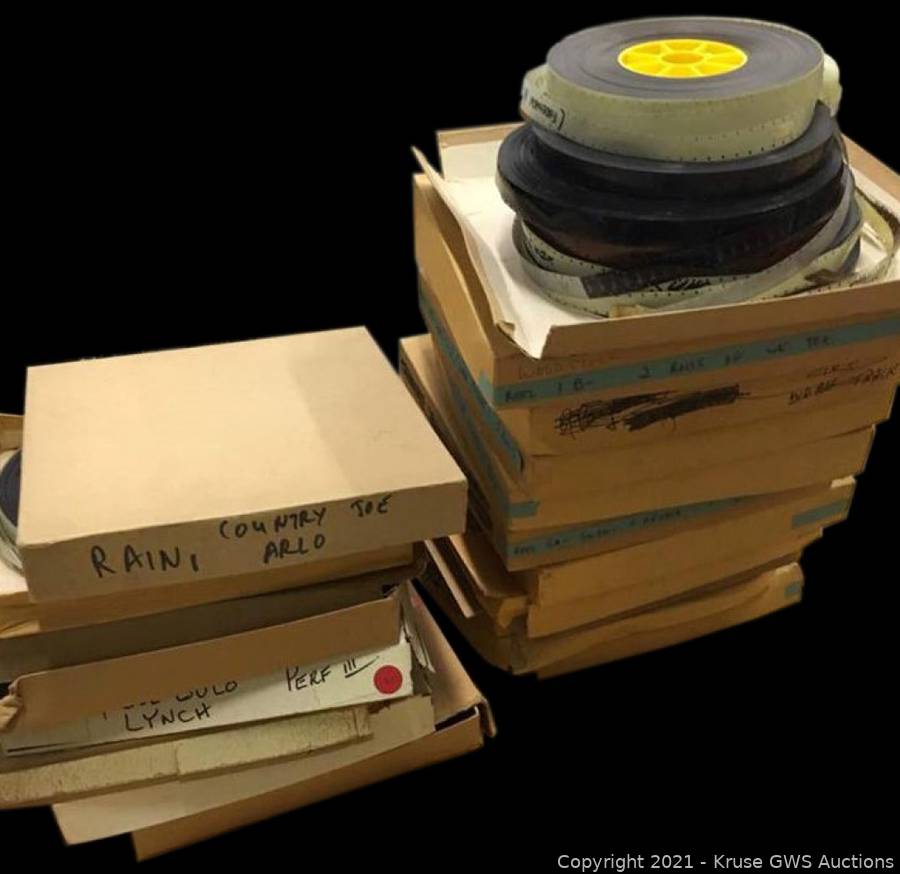 Woodstock Documentary 40+ 16mm Work Print Film Reels Auction