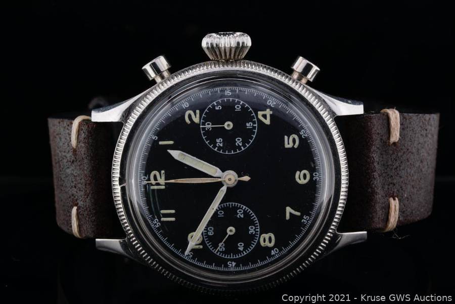 Breguet Type 20 38mm Stainless Steel Vintage Watch Auction Kruse