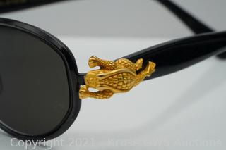 Kieselstein-Cord sunglasses frog Le Frogg arm in case Kieselstein-Cord Barry Kieselstein-Cord Le Frog Oval  main image 4