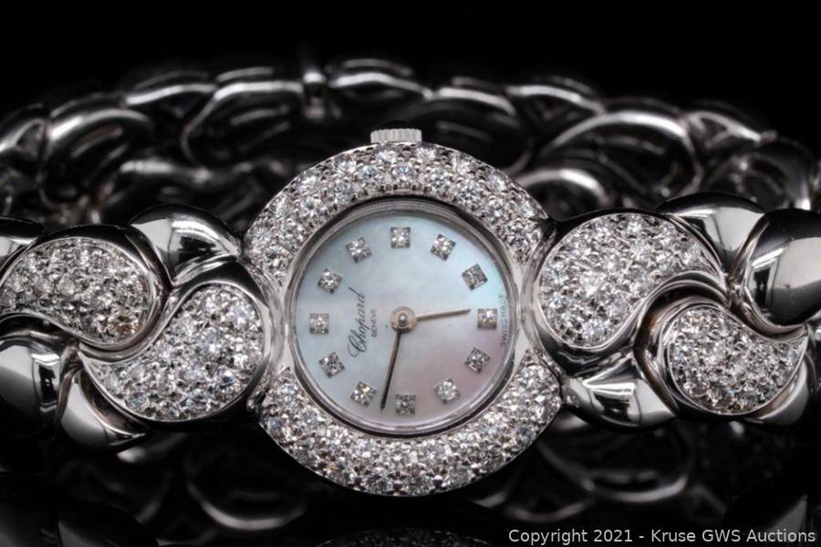 Chopard Casmir 2.00ctw VVS2 VS1 E F Diamond 18K Watch Auction