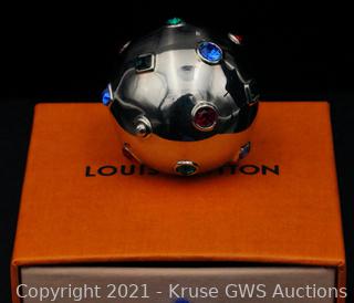 Sold at Auction: Louis Vuitton, Louis Vuitton LV Planet Strass Earrings  (Retired)