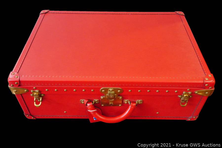 Sold at Auction: Louis Vuitton Vintage Red Epi Leather Keepall 50
